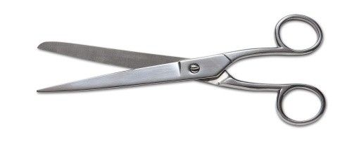 Nůžky celokovové 15cm Univerzální celokovové nůžky z vysoce kvalitní oceli -symetrická držadla Délka: 15cm