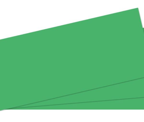 Rozdružovač 24x11 zelený/100ks Krásně barevné kartonové rozdružovací jazyky do pořadačů.  Rozměr: 24 cm x 10