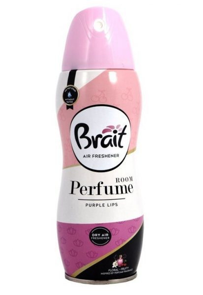 Osvěžovač vzduchu "suchý" Brait 300ml Purple lips-fialové rty Brait Home parfume Pink lips osvěžovač vzduchu  - neobsahuje vodu