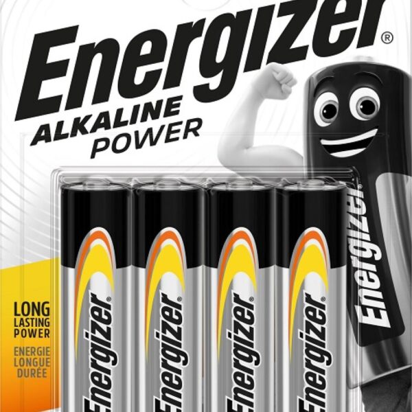 Baterie tužkové alkalické ENERGIZER AA/4ks Tužková baterie Energizer AA/4ks   