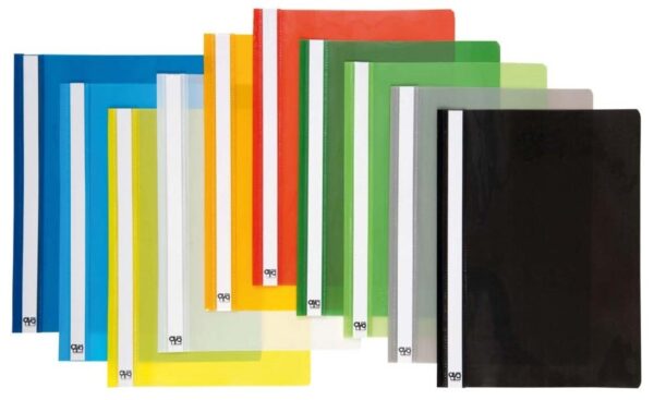 Rychlovazač ROC PVC bílý Rychlovazač ROC PVC bílý Rychlovazač A4 s průhlednou přední stranou