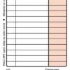 Paragon NCR 2x50 OPT 89 - propisující Paragon OPT 89 samopropisující s perforací pro snadné odtržení. 