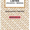 Docházkový lístek Baloušek ET475/10listů - nepropisující Docházkový lístek „píchačka“ ET475 nepropisovací. Vyrobeno z recyklovaného papíru