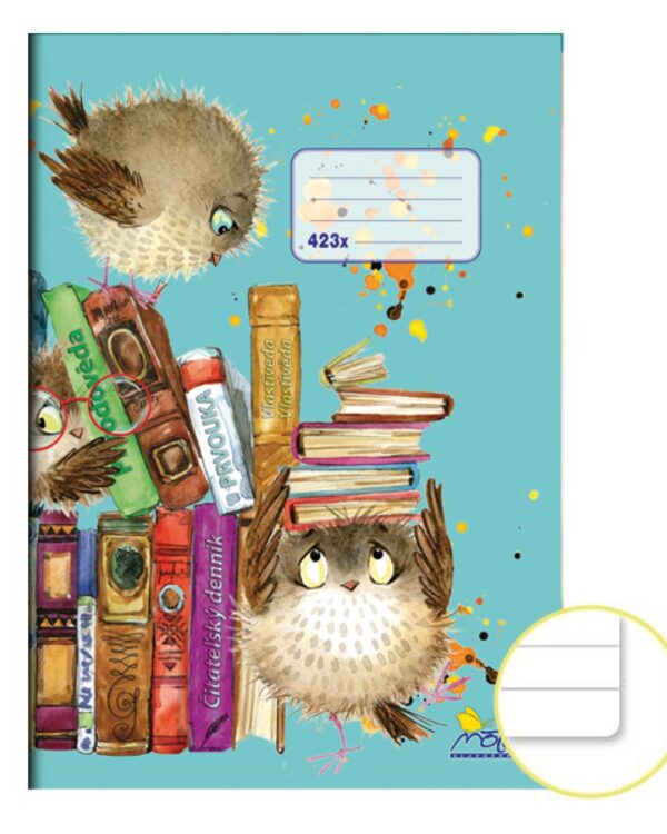 Sešit školní speciální 423x - A4 / linka + čistý NOTES Speciální školní sešit A4 423x z bezdřevého papíru. Papír 60g/m2. 