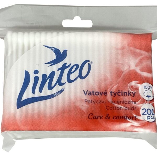 Vatové tyčinky 200ks Jemné vatové tyčinky s mikrovláknem - bezpečná každodenní hygiena.