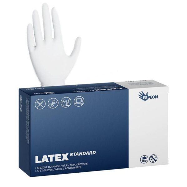 Rukavice chirurgické latexové S/100ks Jednorázové latexové rukavice jsou hypoalergenní (nezpůsobují alergické reakce). 