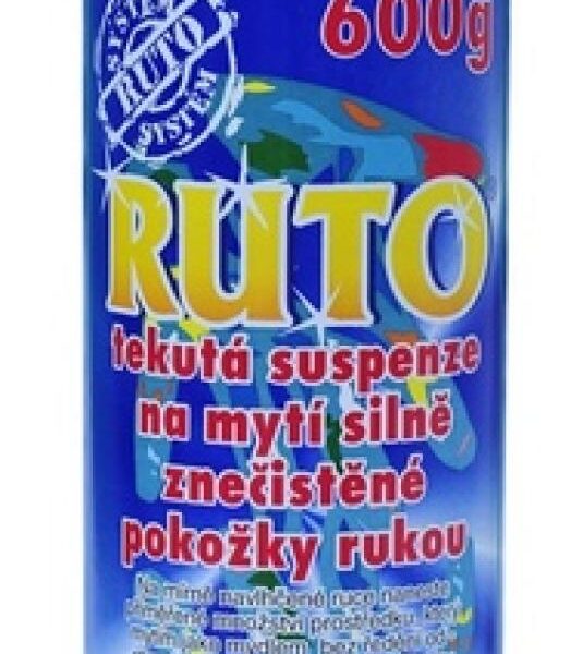 RUTO tekutá pasta na ruce 600gr Tekutý suspenzní prostředek RUTO je snadno aplikovatelný.