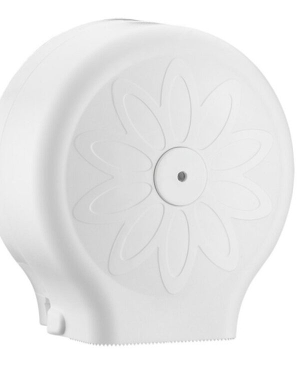 Zásobník na TP 190-240mm bílý plast Zásobník nástěnný na JUMBO toaletní papír o průměru 19-24cm