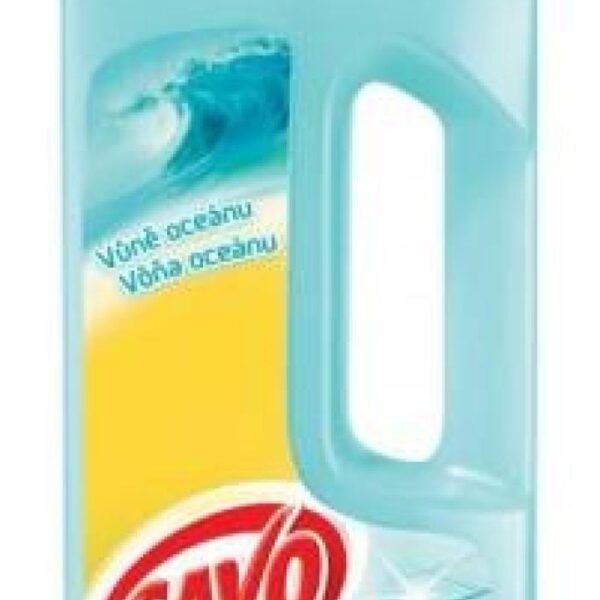 Savo na podlahy a povrchy UNI 750ml ocean Savo univerzální čisticí přípravek na podlahy a povrchy s ANTIBAKTERIÁLNÍ PŘÍSADOU. Vhodný na podlahy a jiné omyvatelné povrchy (např. kachličky