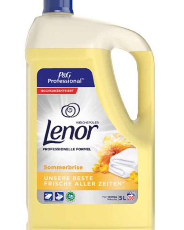 Aviváž Lenor 5l Summer žlutá Profesionální aviváž