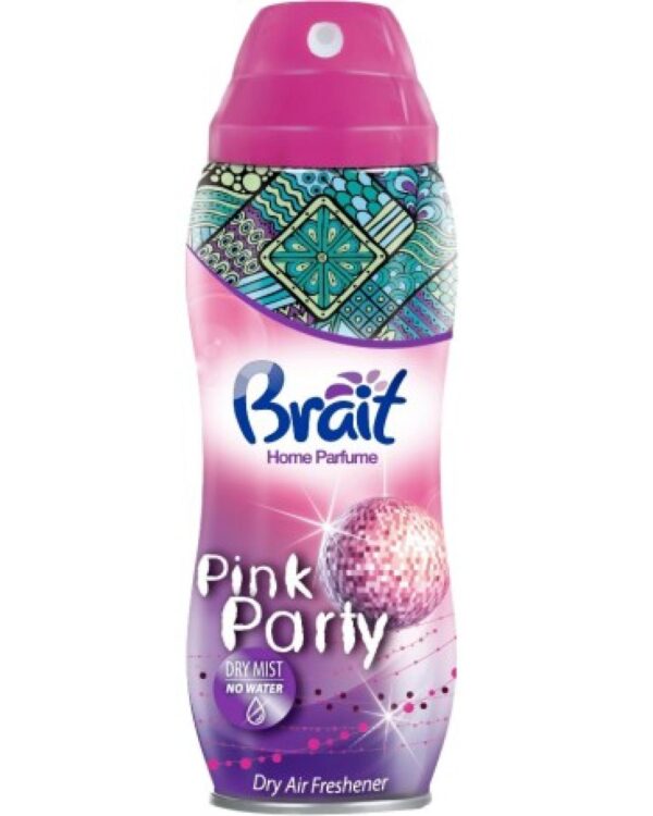 Osvěžovač vzduchu "suchý" Brait 300ml Pink party-růžová párty Brait Home parfume Pink party osvěžovač vzduchu - neobsahuje vodu