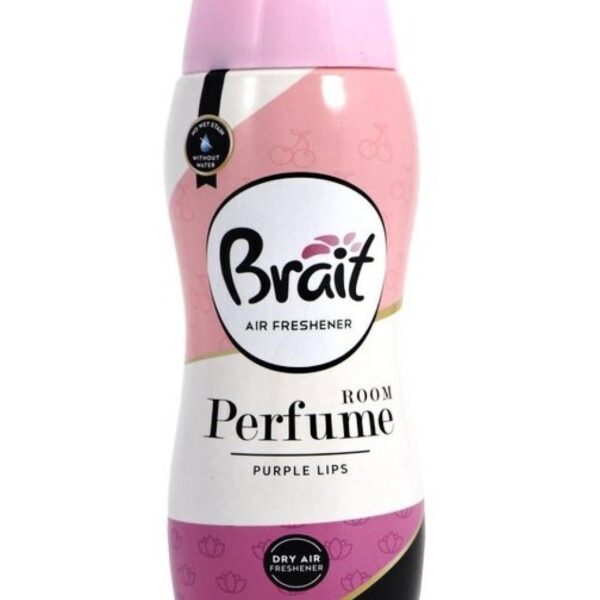 Osvěžovač vzduchu "suchý" Brait 300ml Purple lips-fialové rty Brait Home parfume Pink lips osvěžovač vzduchu - neobsahuje vodu