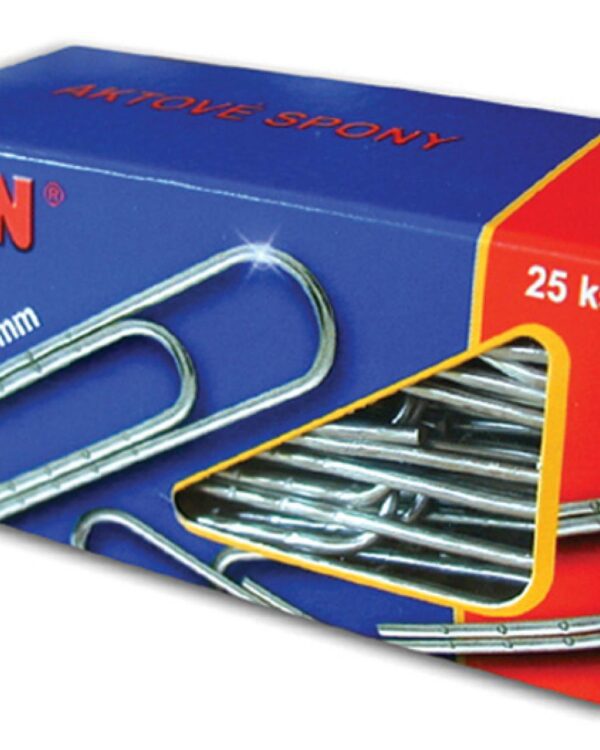 Dopisní spony RON 475/25ks 75 mm Kvalitní aktové spony