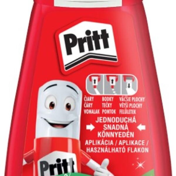 Lepidlo Klovatina Pritt 100g Tekuté transparentní víceúčelové lepidlo vhodné pro každodenní tvoření a lepení. Neobsahuje rozpouštědla. Jeho síla a všestrannost je srovnatelná s víceúčelovými lepidly na bázi rozpouštědel. Je vhodné k lepení plsti