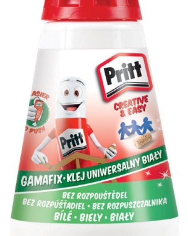 Lepidlo Gamafix 100ml Víceúčelové bílé disperzní lepidlo. Pohodlná