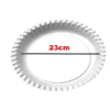 Talíř kulatý prům. 23cm papírový/10ks Talíř kulatý papírový/ průměr 230mm/ 10ks