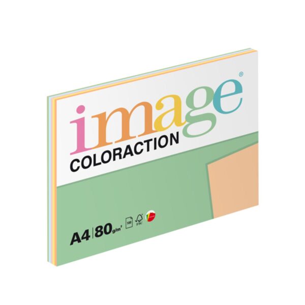 Papír barevný Color A4/80gr 5x20 pastel. barvy Kvalitní multifunkční barevný kopírovací papír vyznačující se výbornou potiskovatelností a perfektním rozložením barevných pigmentů.