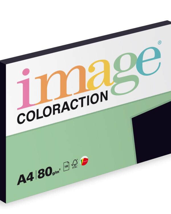 Papír barevný Color A4/80gr Black černý Kvalitní multifunkční barevný kopírovací papír vyznačující se výbornou potiskovatelností a perfektním rozložením barevných pigmentů.