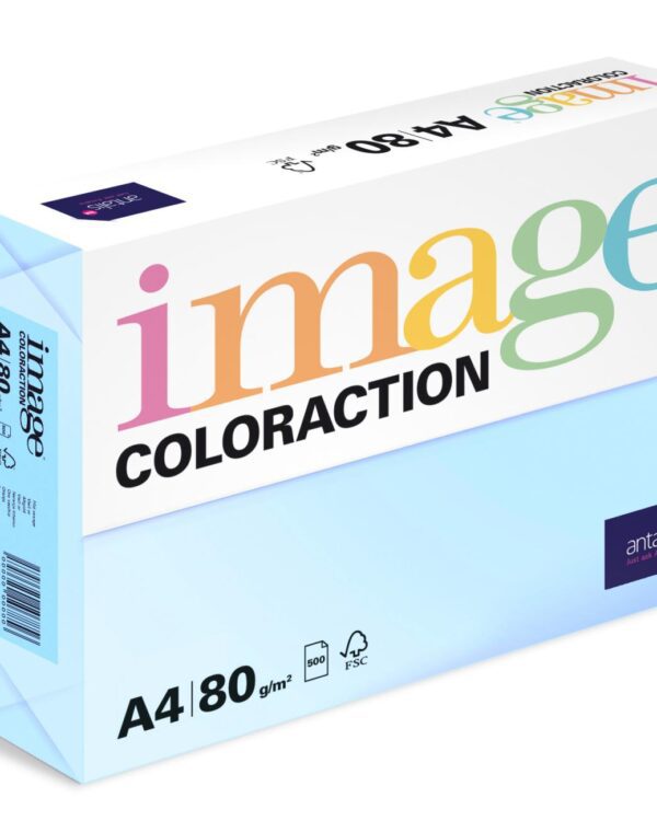 Papír barevný Color A4/80gr Lagoon pastelově světle modrý BL29 Kvalitní multifunkční barevný kopírovací papír vyznačující se výbornou potiskovatelností a perfektním rozložením barevných pigmentů.