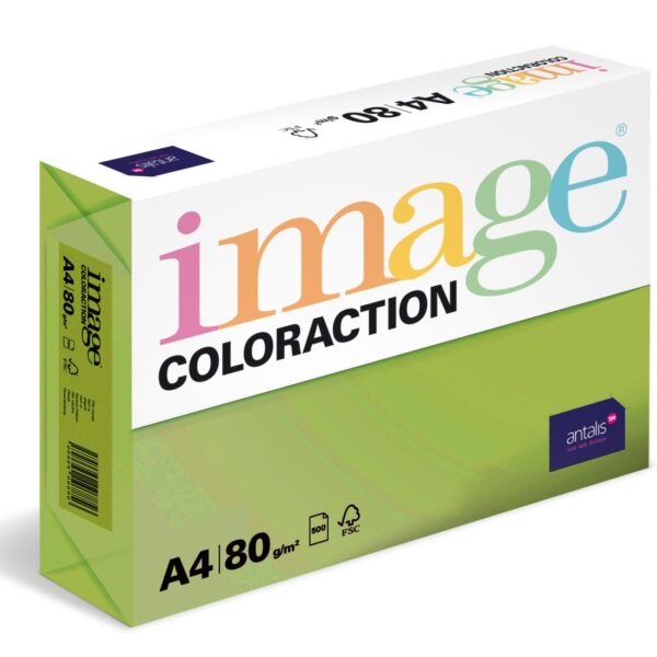 Papír barevný Color A4/80gr Java středně zelený MA42 Kvalitní multifunkční barevný kopírovací papír vyznačující se výbornou potiskovatelností a perfektním rozložením barevných pigmentů.