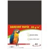 Papír barevný Color A3/80 černý 100ks Formát A3 (420 x 297 mm). 100 listů v balení. Plošná hmotnost 80g/m2. Barva černá.