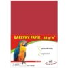 Papír barevný Color A3/80 červený 100ks Formát A3 (420 x 297 mm). 100 listů v balení. Plošná hmotnost 80g/m2. Barva černá.