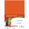 Papír barevný Color A3/80 oranžový 100ks Formát A3 (420 x 297 mm). 100 listů v balení. Plošná hmotnost 80g/m2. Barva černá.