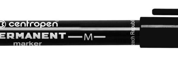 Popisovač Centropen spec. 2846 černý Centropen 2846 je pernamentní popisovač s válcovým hrotem