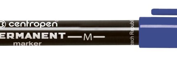 Popisovač Centropen spec. 2846 modrý Centropen 2846 je pernamentní popisovač s válcovým hrotem