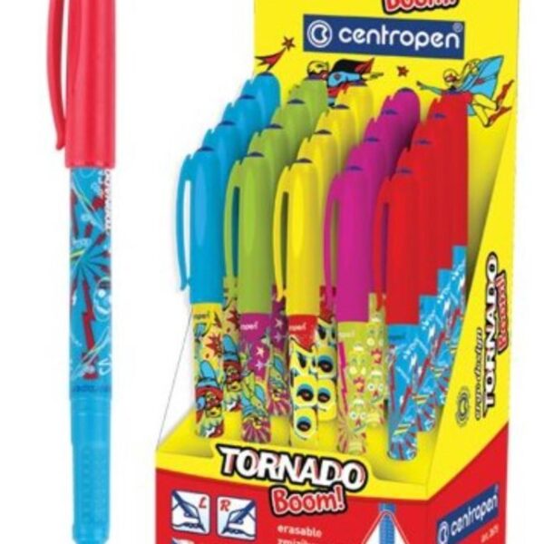 Popisovač Centropen 2675 TORNÁDO vůně Nejoblíbenější ! Centropen 2675 TORNADO je školní roller s ergo držením a masážními body. Je vhodný pro praváky