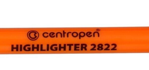 Zvýrazňovač Centropen 2822 oranžový Centropen 2822 Zvýrazňovač je velmi oblíbený