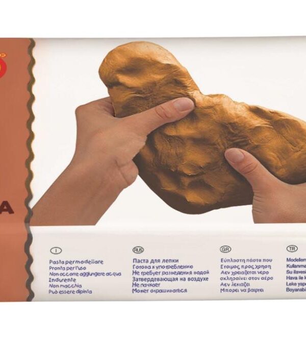 Modelovací hmota JOVI samotvrdnoucí 1kg hnědá Terracotta - 89 Samotvrdnoucí hmota