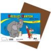 Kreslicí karton A4/180g/50lis hnědá Všem