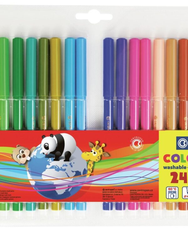 Popisovač Centropen 7550/24ks Centropen COLOUR WORLD 7750 je barevný značkovač