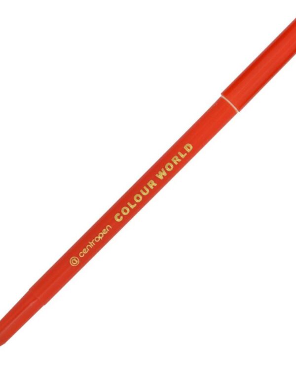 Popisovač Centropen 7550 červený Centropen COLOUR WORLD 7750 je barevný značkovač
