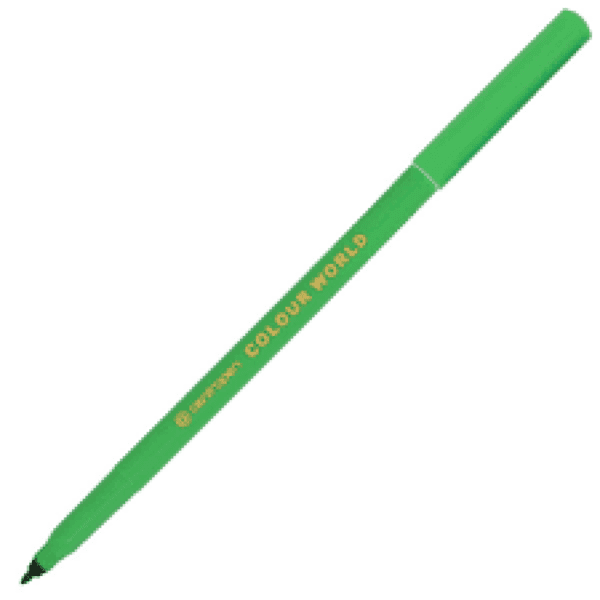 Popisovač Centropen 7550 zelený Centropen COLOUR WORLD 7750 je barevný značkovač