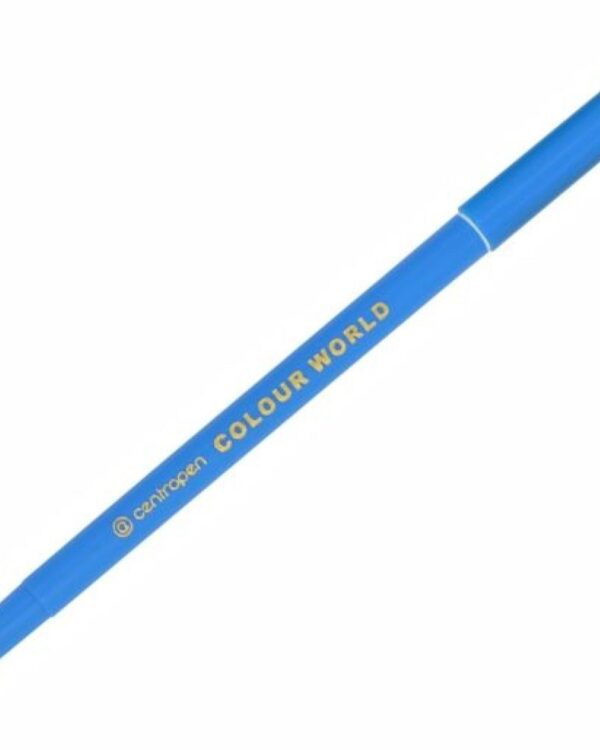 Popisovač Centropen 7550 modrý Centropen COLOUR WORLD 7750 je barevný značkovač