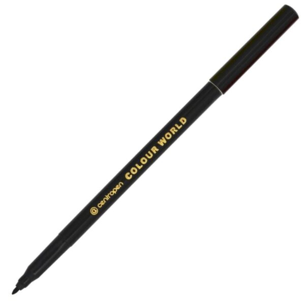 Popisovač Centropen 7550 černý Centropen COLOUR WORLD 7750 je barevný značkovač