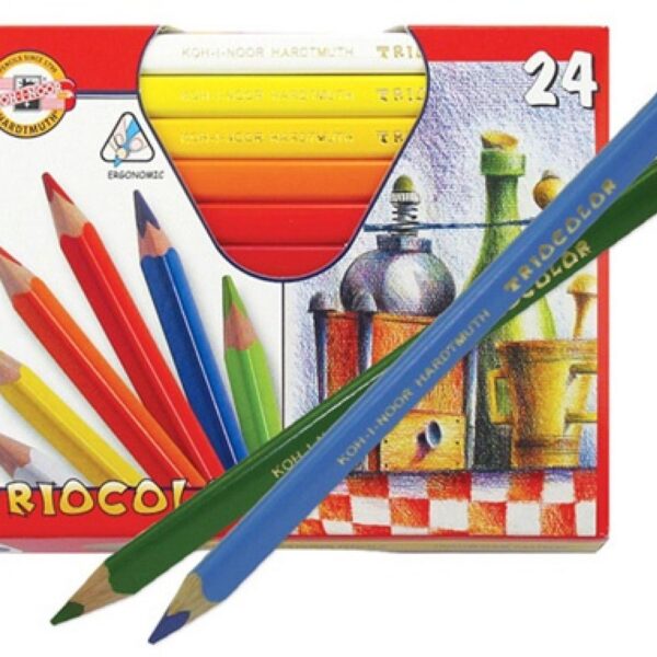 Pastelky 3154 JUMBO trojhranné 24 Koh-i-noor SILNÉ