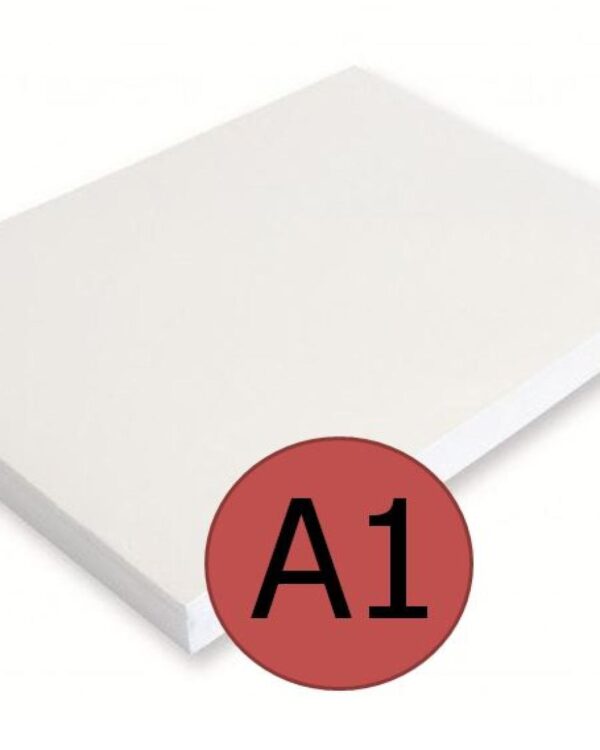 Kreslicí karton bílý A1/220g/100lis Kartony pro využití ve výtvarných školách a grafických studiích