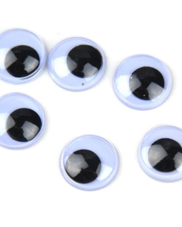 Očička kulatá k nalepení 10mm/100ks Mrkací očička pro vaše kreativní hrátky. 