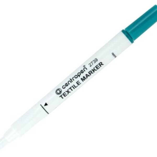 Popisovač Centropen 2739 na textil nevypratelný zelený ZELENÝ