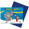 Kreslicí karton A4/180g/50lis tmavě modrá Všem
