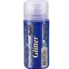 Glitter 15g - modrá Jemný sypký glitr k použití na papír