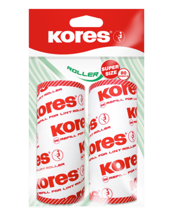 Náhradní odchlupovací váleček KORES 2ks NÁHRADNÍ VÁLEČEK 2KS pro odchlupovací váleček KORES