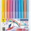 Popisovač Centropen 7550/10ks pastelové barvy Centropen COLOUR WORLD 7750 je barevný značkovač