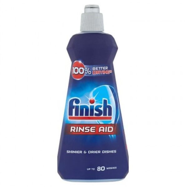 Leštěnka do myčky FINISH Calgonit 400ml Finish leštěnka do myčky je ideální prostředek na sklo a nádobí beze skvrn