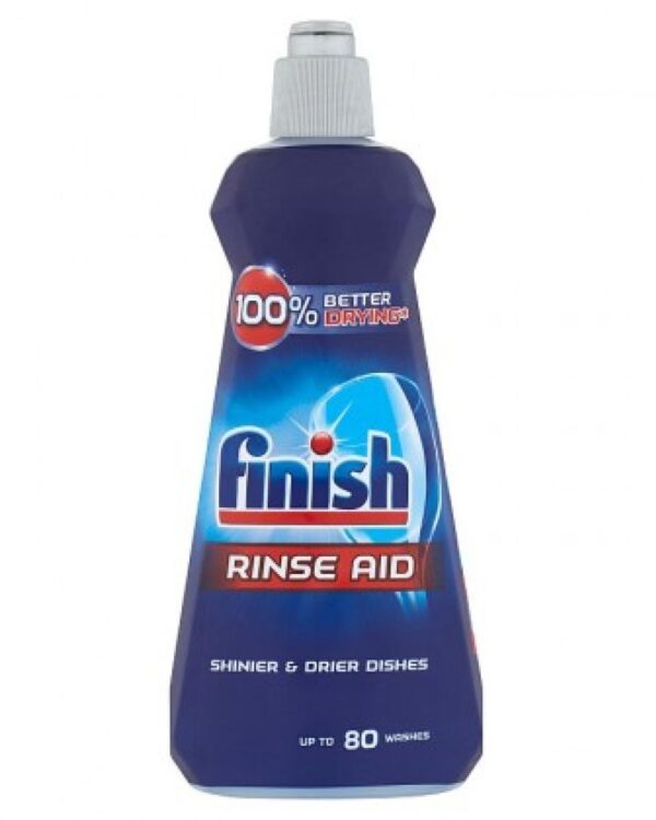 Leštěnka do myčky FINISH Calgonit 400ml Finish leštěnka do myčky je ideální prostředek na sklo a nádobí beze skvrn