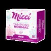 Tampony MICCI normal 8ks Dámské hygienické tampony 