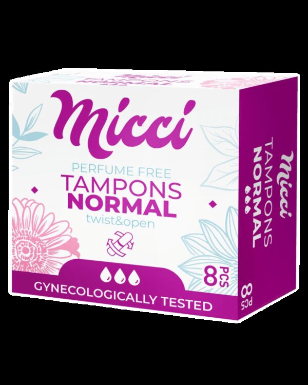 Tampony MICCI normal 8ks Dámské hygienické tampony 